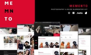 Memento – Photography & Blog Elementor Template Kit