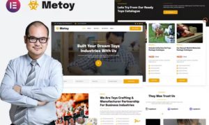 MeToy – Toys Craft Industry Elementor Template Kit