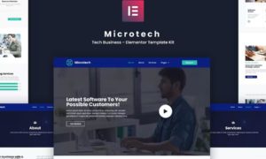 Microtech – Tech Business Elementor Template Kit