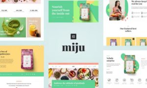 Miju – Conscious Product Elementor Template Kit