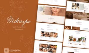 Mikrospa – Spa & Massage Elementor Template Kit