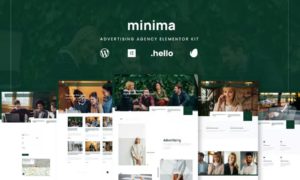 Minima – Advertising & Business Agency Elementor Template Kit