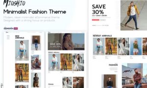 Mioshio – Fashion eCommerce Elementor Template Kit