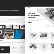 Miso – Minimal Portfolio Elementor Template Kit