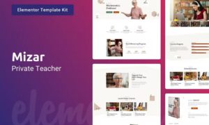 Mizar — Private Teacher & Education Elementor Template Kit