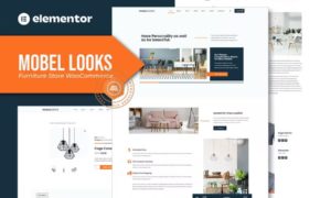 Mobel Looks – Furniture Store WooCommerce Elementor Template Kit