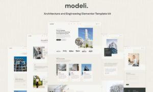 Modeli – Architecture & Engineering Elementor Template kit