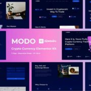 MODO – Crypto Currency Elementor Template Kit