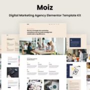 Moiz – Digital Marketing Agency Elementor Template Kit