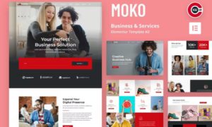 Moko – Business & Services Elementor Template Kit