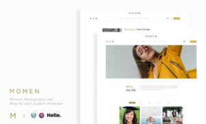 Momen – Photography & Blog Elementor Template Kit