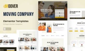 Moover – Moving Company Website Elementor Template Kit