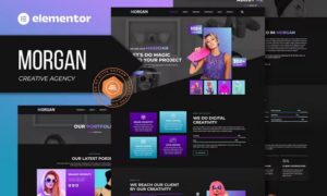 Morgan – Creative Agency & Portfolio Elementor Template Kit