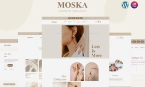 Moska – Fashion Jewelry Store WooCommerce Elementor Template Kit