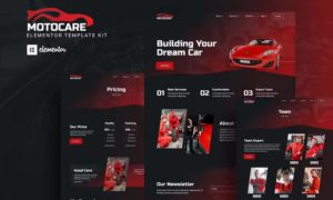 Motocare – Automotive Elementor Template Kit