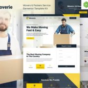 Moverie – Movers & Packers Service Elementor Template Kit