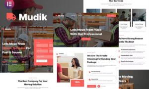 Mudik – Moving & Transportation Services Elementor Template Kit