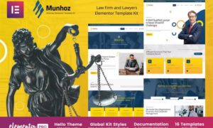 Munhoz – Law Firm & Attorneys Elementor Template Kit