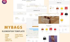 Mybags – Modern Commerce Elementor Template Kit