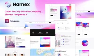 Namex – Cyber Security Services Company Elementor Template Kit