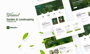 Naturel Garden & Landscaping Elementor Template Kit