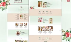 Naturely – Natural Cosmetics & Beauty Template Kit