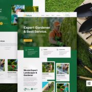 Naturn – Landscape & Gardening Elementor Template Kit