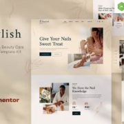 Naylish – Nail Salon & Beauty Care Elementor Template Kit