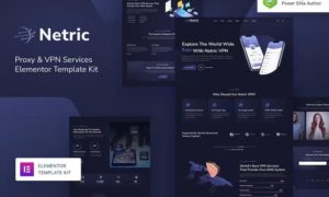 Netric – Proxy & VPN Services Elementor Template Kit