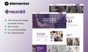 Neurokit – Mental Health & Therapy Elementor Template Kit