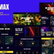 Nexmax – Esports & Gaming Elementor Template Kit