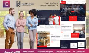 Next Business – Coworking Space Elementor Template Kit