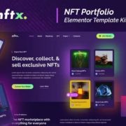 NFTx – NFT Portfolio Elementor Template Kit