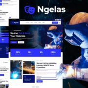 Ngelas – Welding & Cutting Services Elementor Template Kit