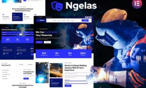 Ngelas – Welding & Cutting Services Elementor Template Kit