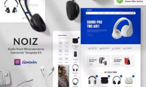 Noiz – Audio Store WooCommerce Elementor Template Kit