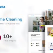 Noka – Cleaning Services Company Elementor Template Kit