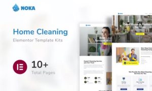 Noka – Cleaning Services Company Elementor Template Kit