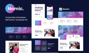 Nomic – Corporate & Business Elementor Template Kit