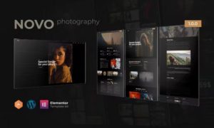 Novo – Photography Elementor Template Kit