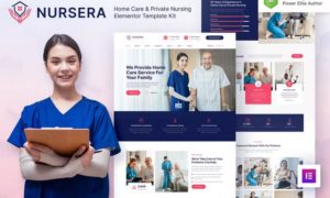 Nursera – Home Care & Private Nursing Services Elementor Template Kit