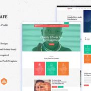 Nusafe – Charity & Non-Profit Elementor Template Kit
