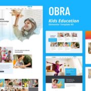 Obra – Kids Education & School Template Kit
