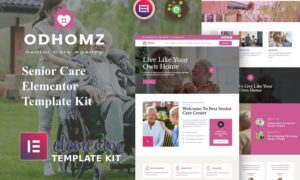 Odhomz – Senior Care Elementor Template Kit