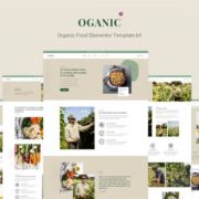 Oganic – Organic Food Elementor Template kit