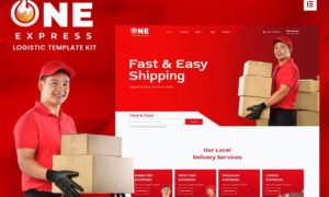 One Express – Logistics & Shipping Elementor Template Kit