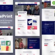 OnePrint – Printing Services Company Elementor Template Kit