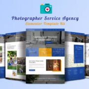 Onestudio – Photographer Agency Service Elementor Template Kit