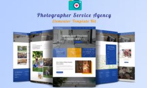 Onestudio – Photographer Agency Service Elementor Template Kit