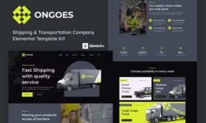 Ongoes – Shipping & Transport Company Elementor Template Kit